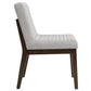 Edwyn - Side Chair (Set of 2) - Gray Fabric & Brown