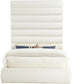 Adam - Boucle Fabric Bed With 89" Headboard