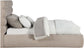 Adam - Chenille Fabric Bed With 52" Headboard