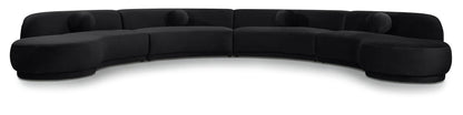 Avra - 189" Velvet Performance Fabric Upholstered Sectional