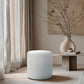 Roy - Round Microsuede Ottoman / Stool