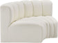 Arc - Faux Leather 2 Piece Modular Sofa