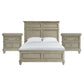 Whit-Ash - Panel Bedroom Set