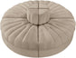 Rummi - Round Velvet Performance Fabric Upholstered 4 Piece Modular Sofa