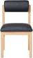 Roundhill - Faux Leather Dining Chair (Set of 2) - Natural Frame