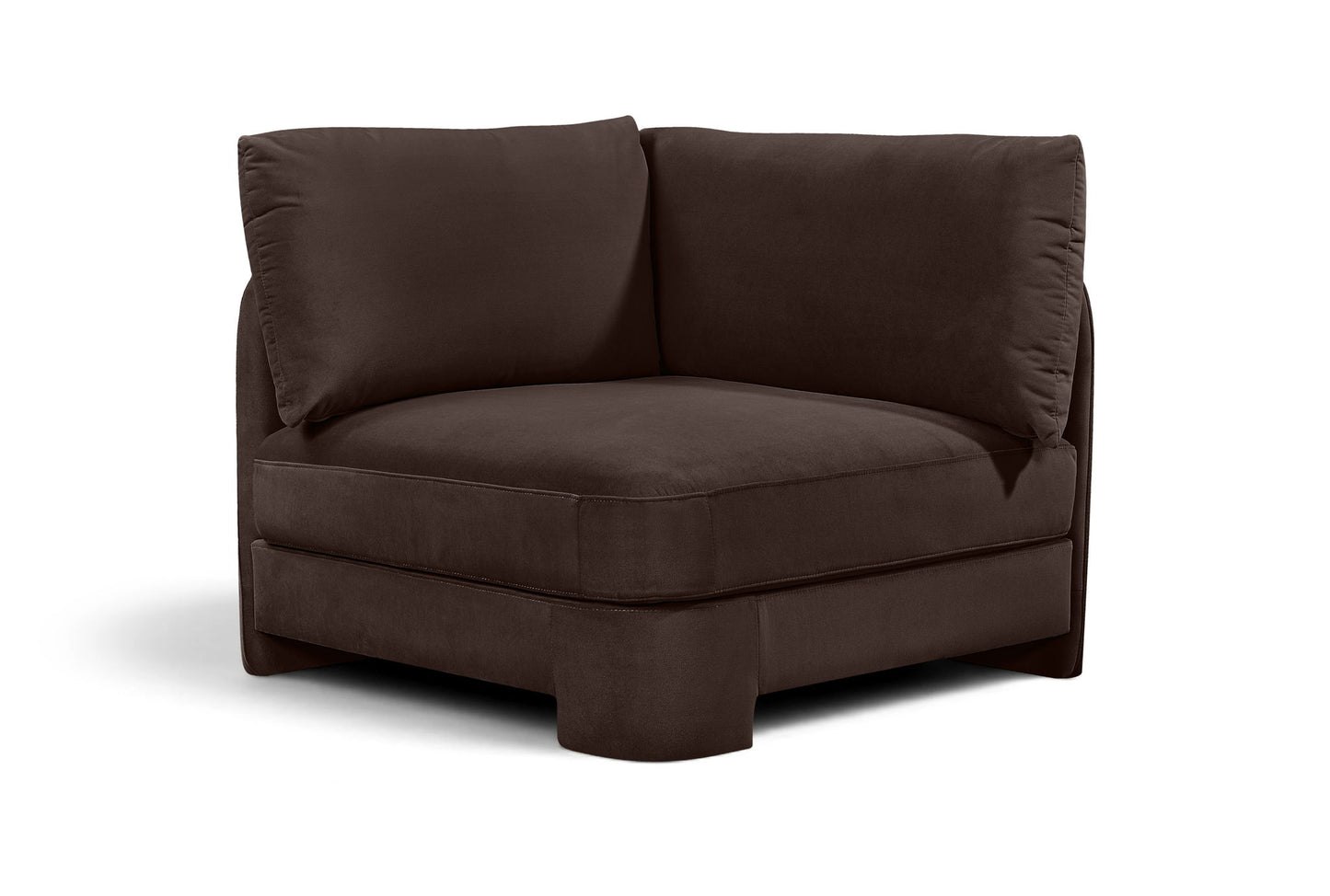 Hammond - Velvet Performance Fabric Upholstered Corner Chair