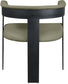 Romeo - Faux Leather Dining Chair With Black Base (Set of 2)