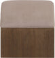 Sable - Velvet Performance Fabric Upholstered Bench