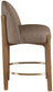 Torino - Counter Stool With Brushed Brown Base