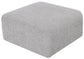 Arc - Boucle Fabric Ottoman