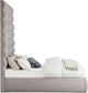 Adam - Linen Fabric Bed With 89" Headboard