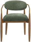 Riccio - Fabric Dining Arm Chair (Set of 2) - Walnut Frame