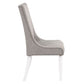 Hollyn - Side Chair (Set of 2) - Gray Linen & White
