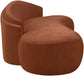 Caspian - Chenille Fabric Upholstered Loveseat
