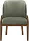 Navo - Vegan Leather Upholstered Dining Chair - Green