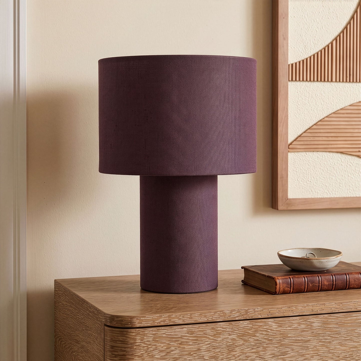 Monarca - Linen Textured Fabric Table Lamp