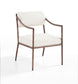 Bastille - Upholstered Dining Arm Chair (Set of 2) - Bronze Frame