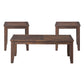 Jax - 3 Table Occasional Set - Dark Walnut