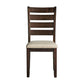 Jax - Ladder Back Side Chair (Set of 2) - Smokey Walnut