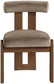Arienzo - Performance Fabric Upholstered Dining Chair (Set of 2) - Walnut Base