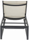 Maldives - Water Resistant Outdoor Patio Adjustable Sun Chaise Lounge Chair With Gray Base