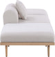 Laguna - 3 Piece Resilient Water Resistant Fabric Outdoor Patio Armless Modular Sofa
