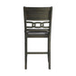 Amherst - Counter Side Chair With Fabric Cushion (Set of 2) - Gray Finish