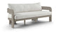 Sandbay - Olefin Water Resistant Fabric And Wicker Outdoor Patio Sofa