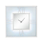 Noralie - Wall Clock With LED - Mirrored & Faux Diamonds
