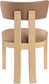 Lavrin - Vegan Leather Dining Side Chair (Set of 2) - Natural Base