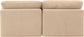 Indulge - Velvet 2 Seat Modular Armless Sofa