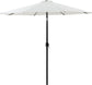 Fiji - Aluminum Patio Umbrella With Round Black Base