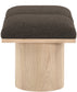 Pavilion - 2 Piece Modular Bench With Natural Base