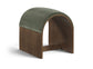 Sable - Velvet Performance Fabric Upholstered Bench