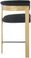 Romeo - Boucle Counter Stool With Gold Base (Set of 2)