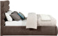 Adam - Chenille Fabric Bed With 52" Headboard
