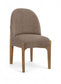 Torino - Upholstered Dining Chair With Brushed Brown Base (Set of 2)