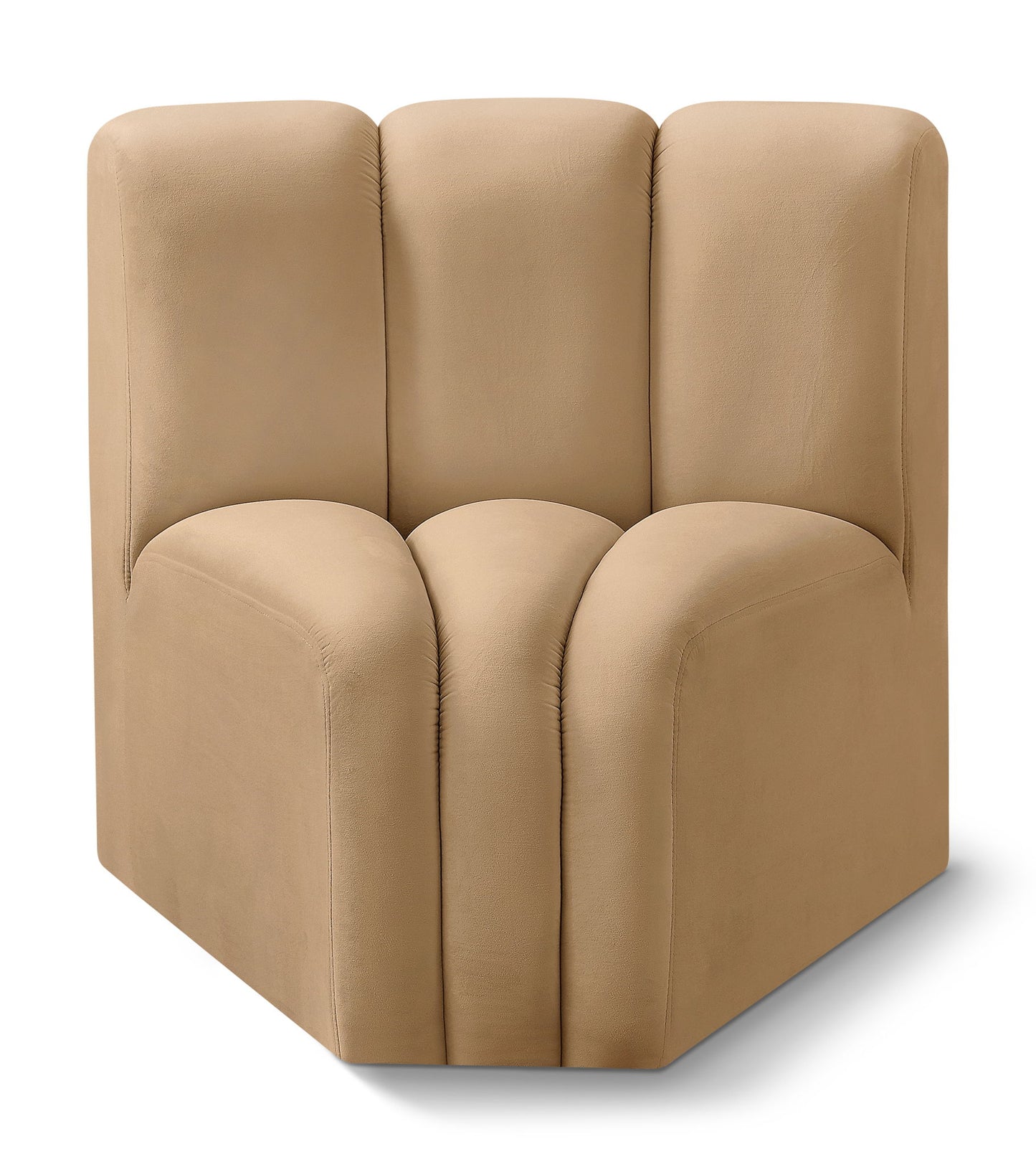 Arc - Velvet Curved Corner Chair