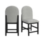 Portland - Round Back Counter Stool (Set of 2) - Black / Gray
