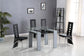 D311 - 5 Piece Dining Room Set (Table, 4 Side Chairs) - Black