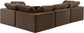 Comfy - 4 Piece Velvet Modular Sectional