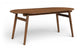 Leesa - Solid Wood And Walnut Veneer Dining Table