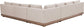 Solace - Olefin Performance Fabric 3 Piece Outdoor Patio Modular Sectional (2 Sofas & Corner Chair)