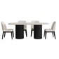 Sylvie - 5 Piece Standard Height Dining Set, Oval Table