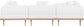 Laguna - 3 Piece Resilient Water Resistant Fabric 106.5" Upholstered Outdoor Patio Modular Sofa