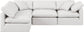 Indulge - Faux Leather 4 Piece Modular Sectional