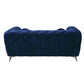 Atronia - Loveseat - Blue Velvet