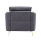 Yuina - Chair - Gray Linen