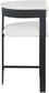 Romeo - Boucle Counter Stool With Black Base (Set of 2)