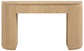 Astrid - Solid Wood And Oak Veneer Console Table